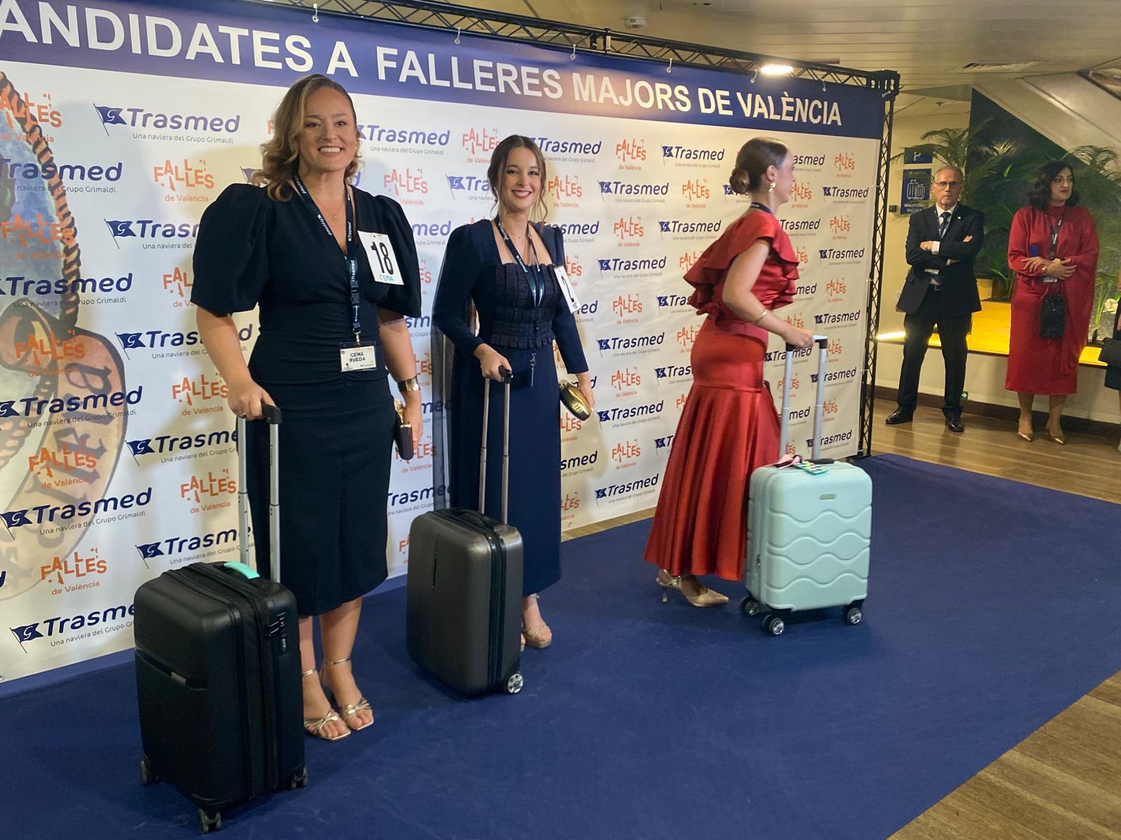 FOTOS | Las candidatas a fallera mayor de Valencia 2025 ponen rumbo a Mallorca