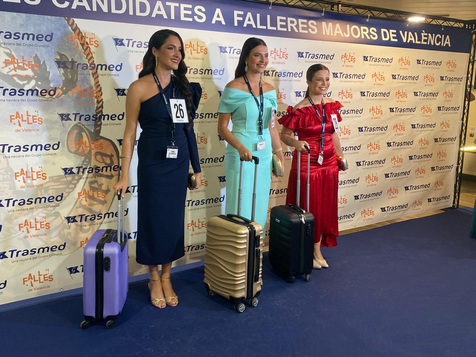 FOTOS | Las candidatas a fallera mayor de Valencia 2025 ponen rumbo a Mallorca