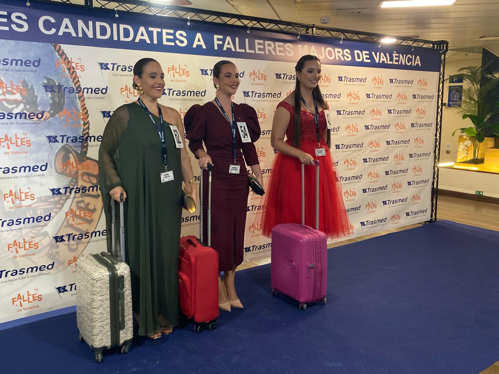 FOTOS | Las candidatas a fallera mayor de Valencia 2025 ponen rumbo a Mallorca