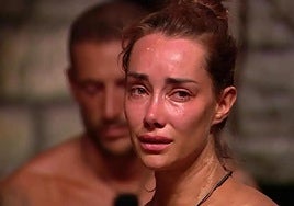 Adara Molinero tras la expulsión de Elena Rodríguez, el pasado jueves.