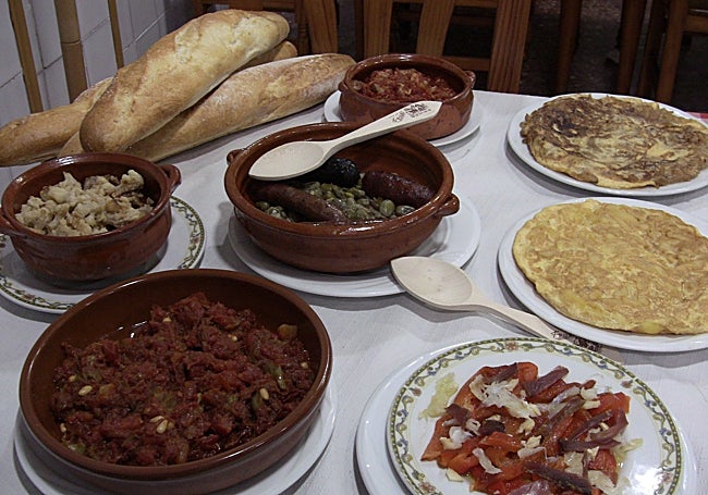 Almuerzo valenciano.