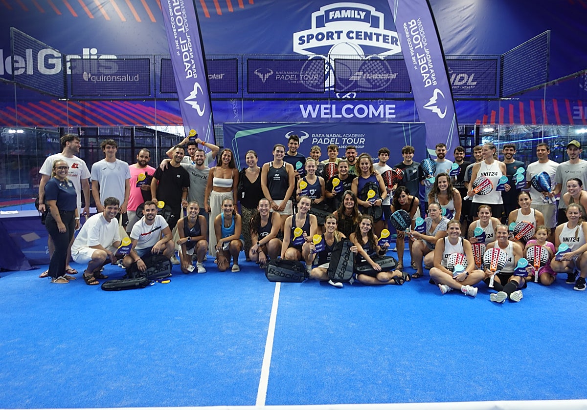 Participantes en el Academy Pádel Tour.