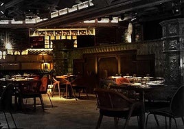 Interior del restaurante Alegal.