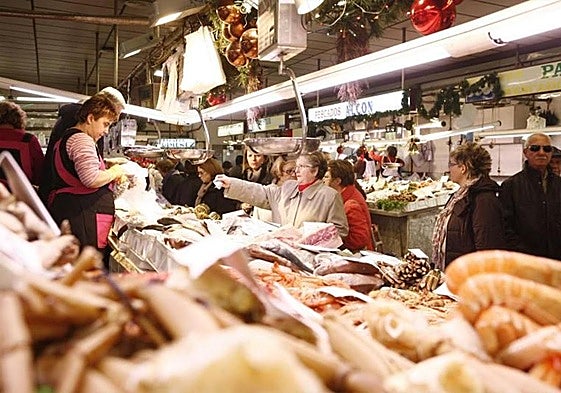 Mercado central de Castellón en una imagen de archivo.