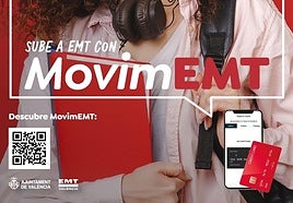 Imagen promocional de la nueva forma de pago en la EMT.