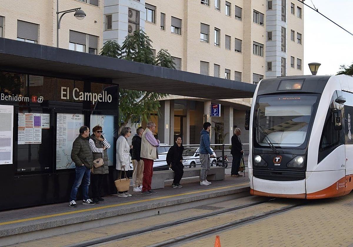 Tram d'Alacant en una imagen de archivo.