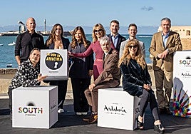 El equipo de 'La que se avecina', en el 'photocall' del South International Series Festival.