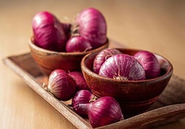 Cebollas en una imagen de archivo.
