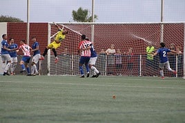 Una parada del portero del Benigànim.