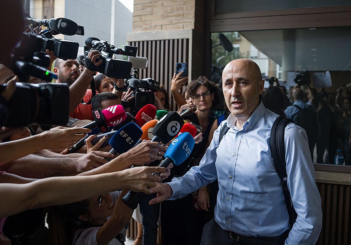 Polo, cuando fue a declarar como testigo en el juzgado de Catarroja el pasado día 19.