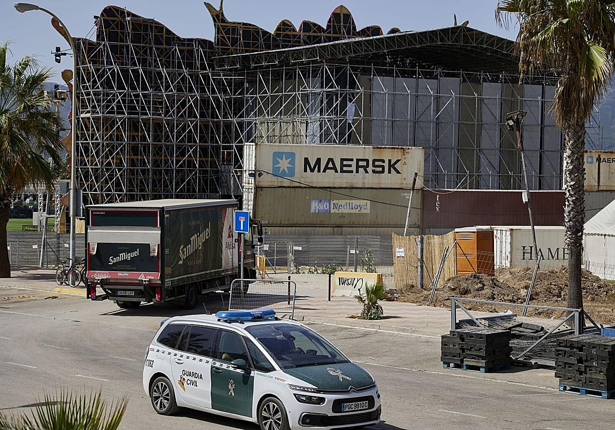 Recinto del festival Medusa tras el accidente en 2022.