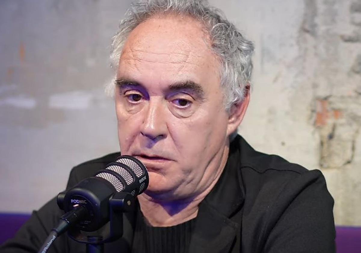 Ferran Adrià, durante su entrevista en el pódcast.