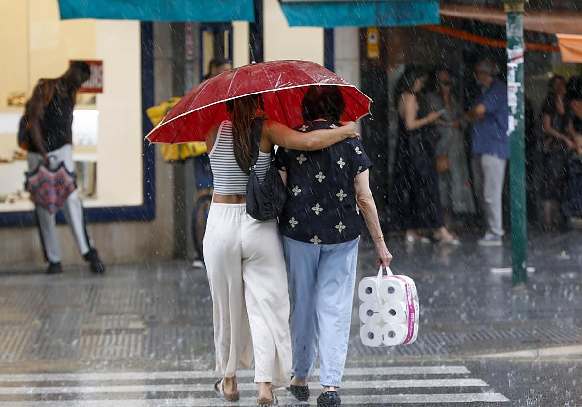 Lluvias en la Comunitat.