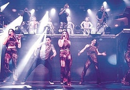 La Orquesta Vulkano durante una actuación.