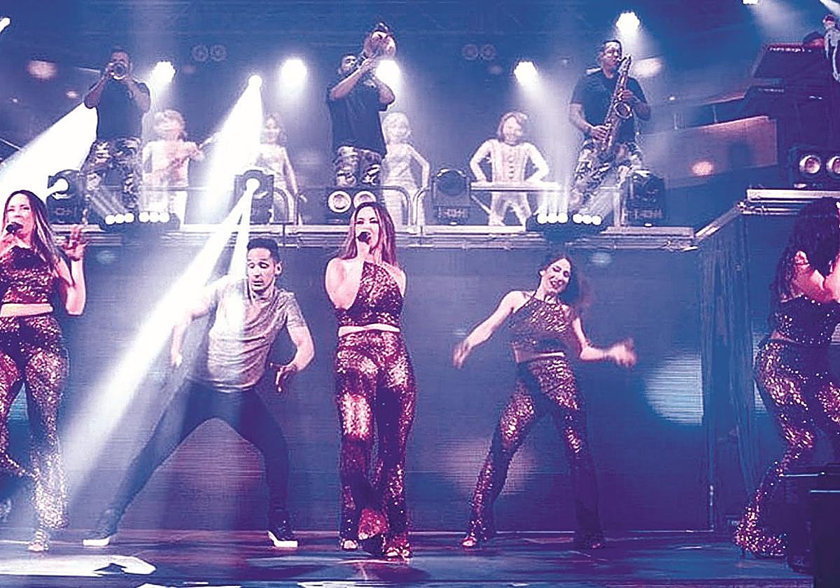 La Orquesta Vulkano durante una actuación.