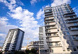 Imagen de archivo de edificios de vivienda nueva en Valencia