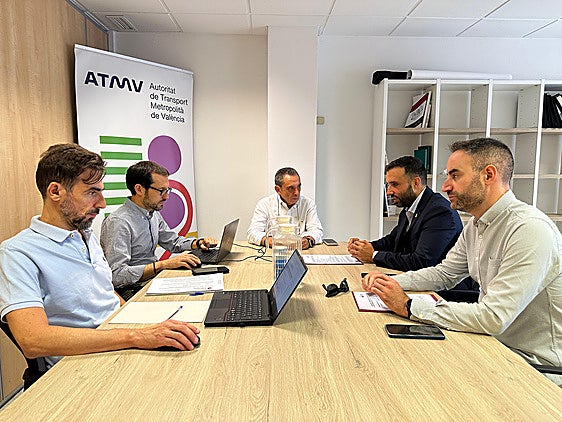 Un momento de la reunión.