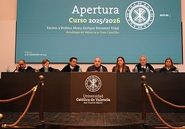 Un momento de la apertura de curso.