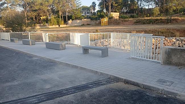 Imagen después - Reconstrucción de uno de los puentes dañados.