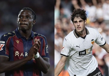 Tres futbolistas del Levante y Valencia, nominados a mejor jugador del mes de LaLiga