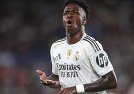 Vinícius, en el Ciutat de València.