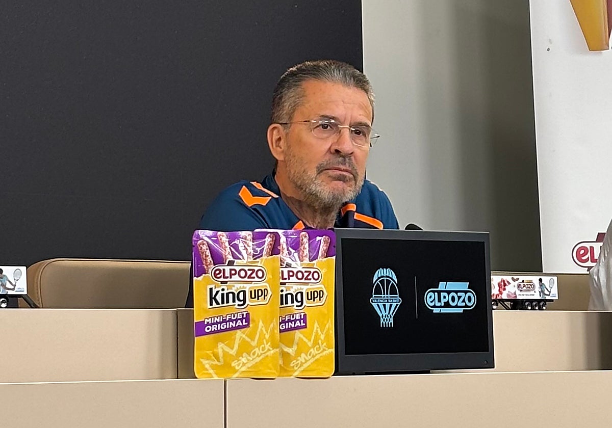 Pedro Martínez, en rueda de prensa.