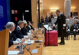 Acto de apertura del año judicial del TSJCV este viernes.