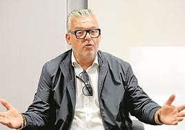 Andrés Arlandis, durante la entrevista.