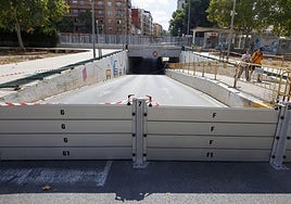 La nuevas barreras antidesbordamiento.