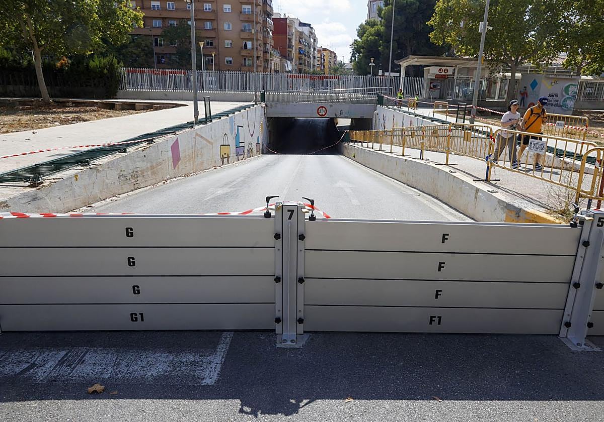 La nuevas barreras antidesbordamiento.