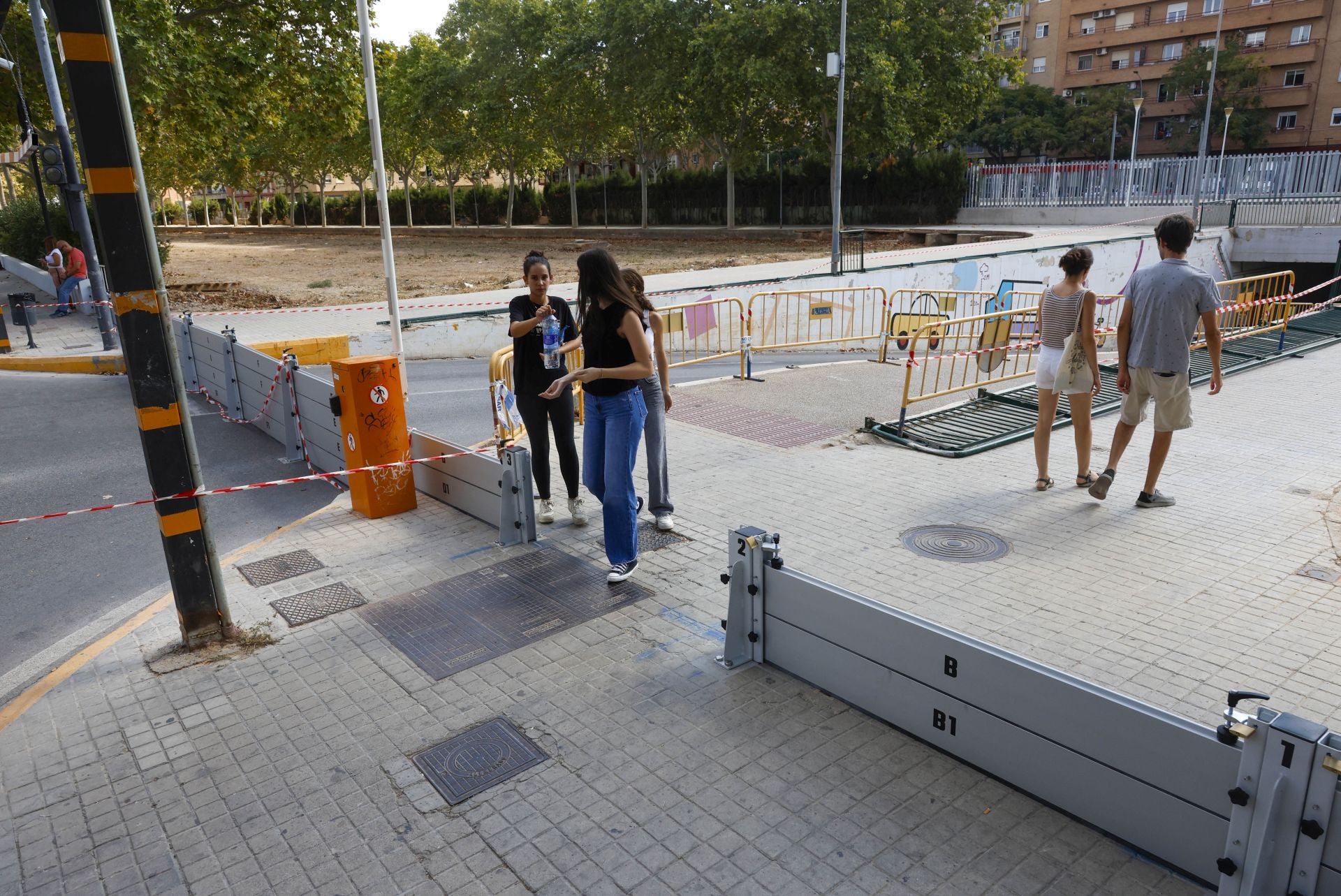 Aldaia activa las barreras contra los desbordamientos