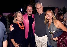 Amparetes, Sigfrido Serra, Toni Salinas y Rosa García.