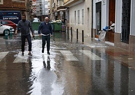 FOTOS | Las calles de Sueca anegadas por la tormenta