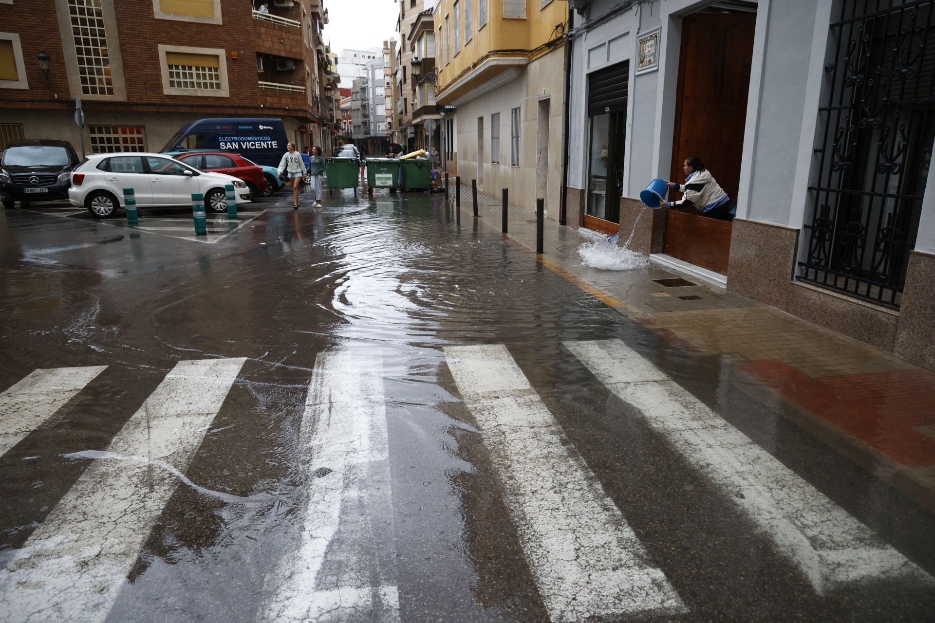 FOTOS | Las calles de Sueca anegadas por la tormenta