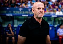 Julián Calero, con el Levante.