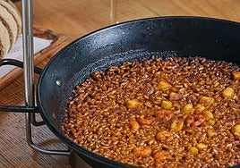Un arroz de La taberna del gourmet.