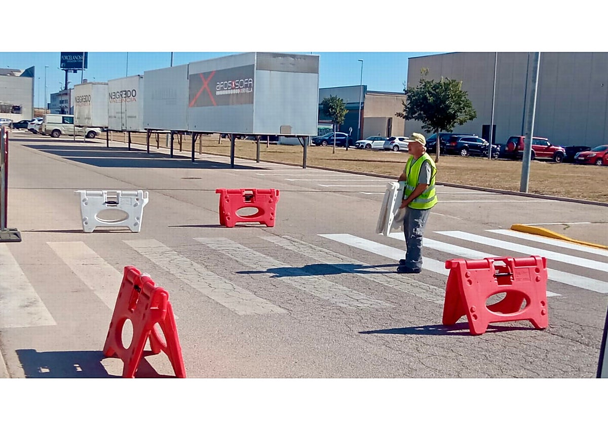 Obras en el polígono de I'Alter.