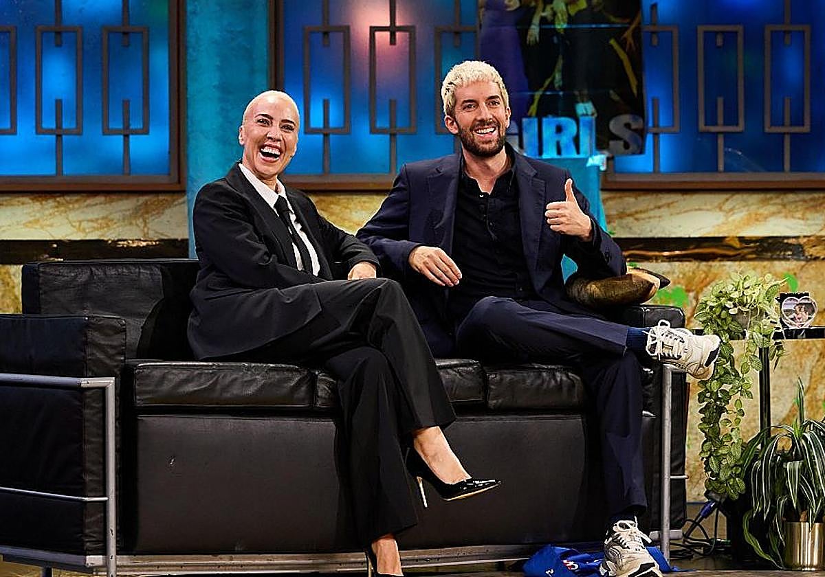 Mónica Naranjo y David Broncano durante el programa de este lunes.