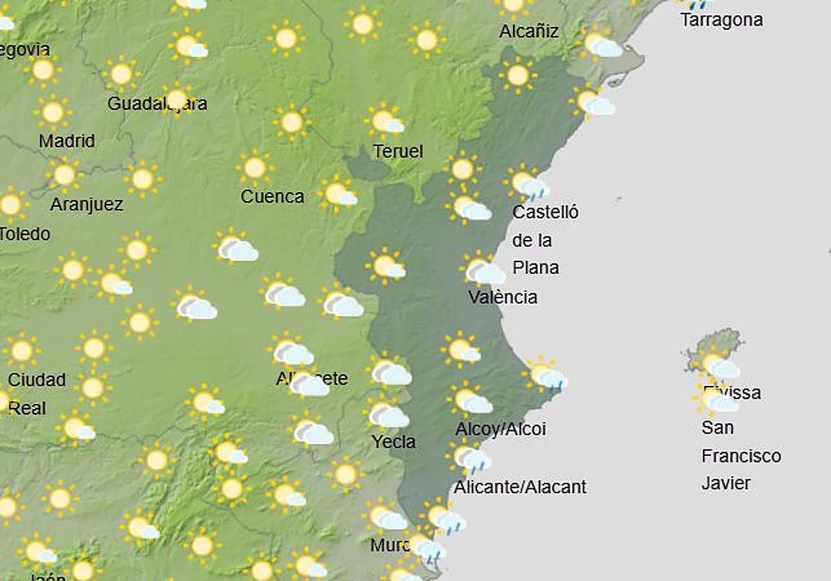 Las lluvias en los próximos días.