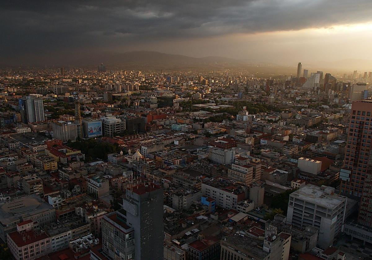 Panorámica de Ciudad de México.