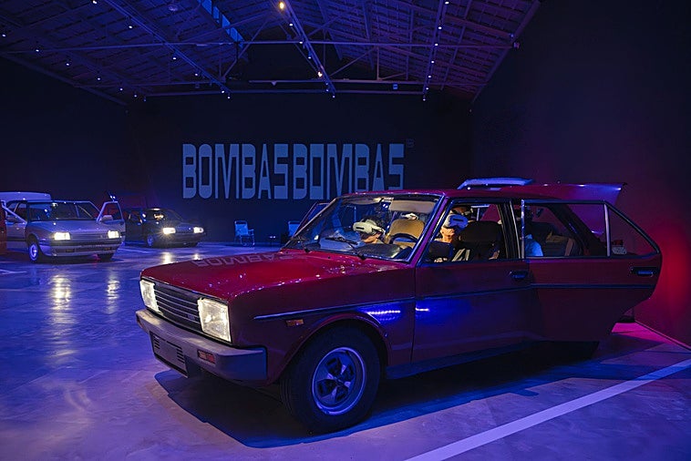 Simulación del parking de una de las discotecas de La Ruta