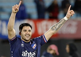 Maximiliano Gómez, con Nacional de Uruguay.