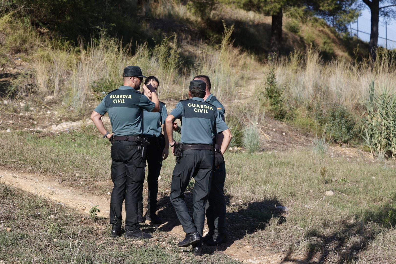 Imágenes de la búsqueda del cadáver calcinado de Bea