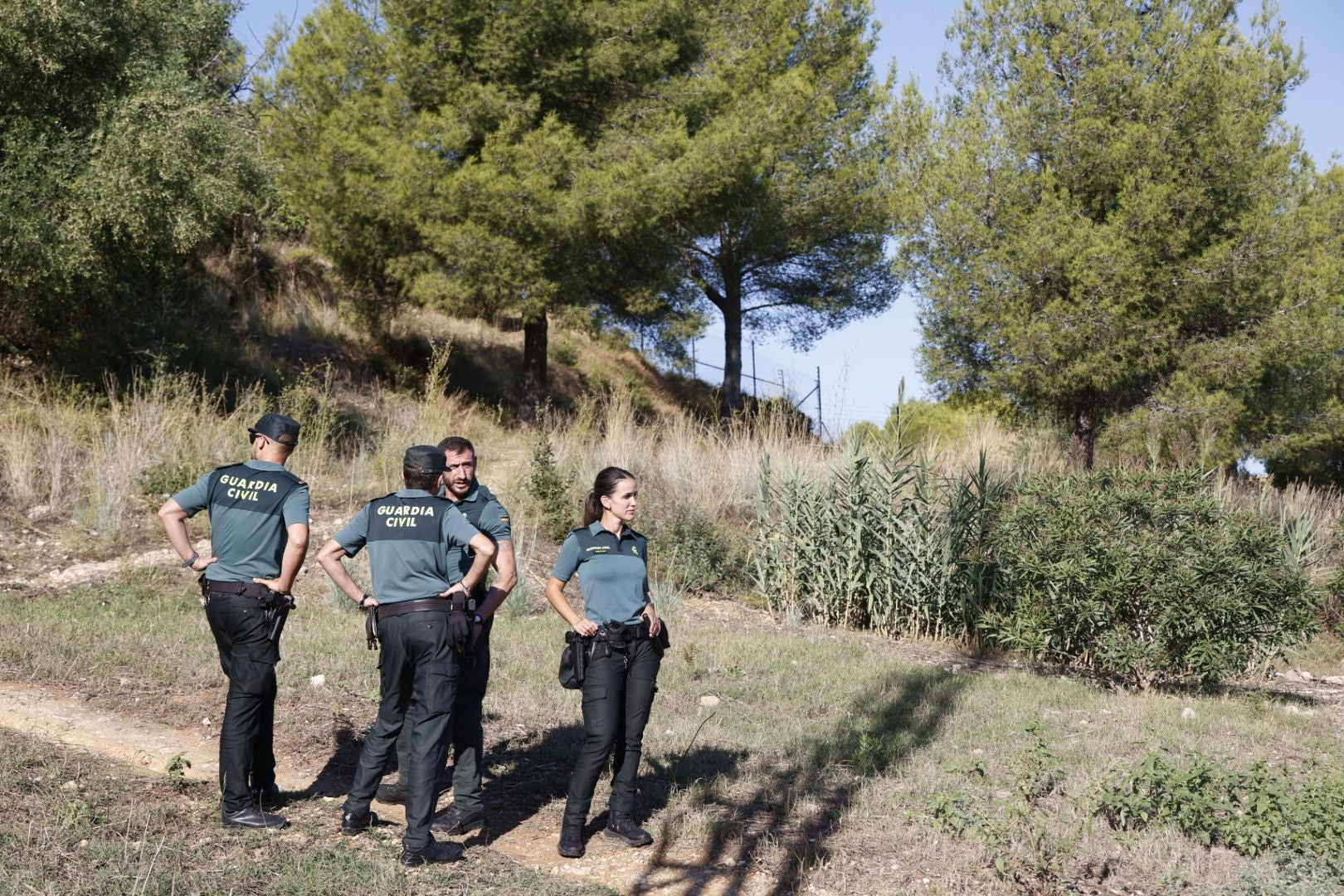 Imágenes de la búsqueda del cadáver calcinado de Bea