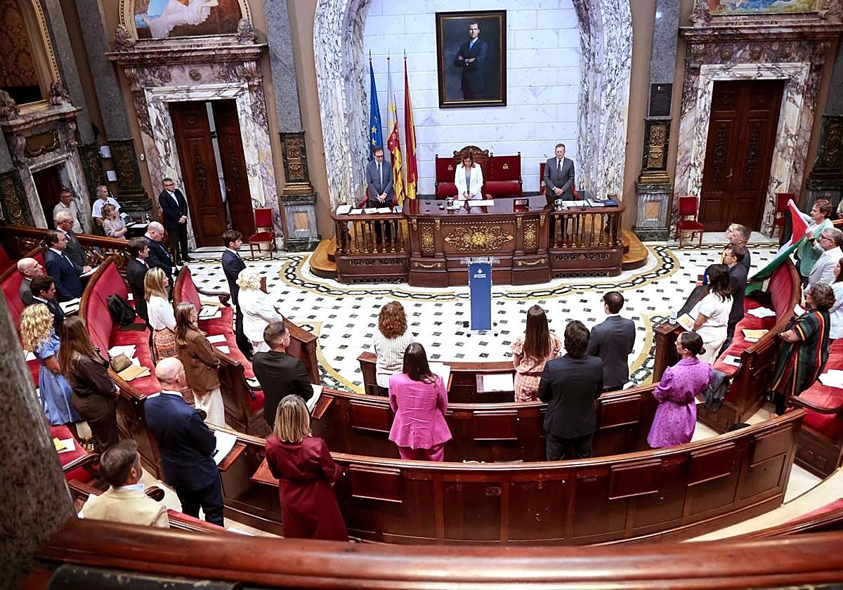 Pleno del Ayuntamiento de Valencia este jueves.