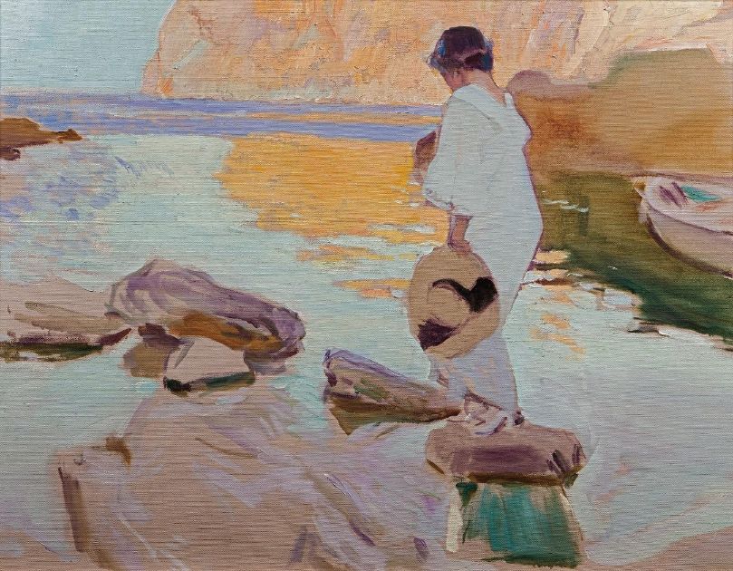 'Clotilde en la cala San Vicente', de Sorolla.