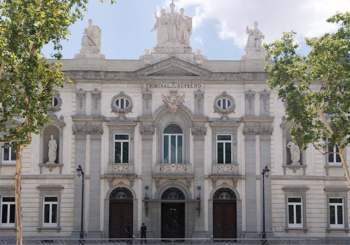 Fachada del Tribunal Supremo.