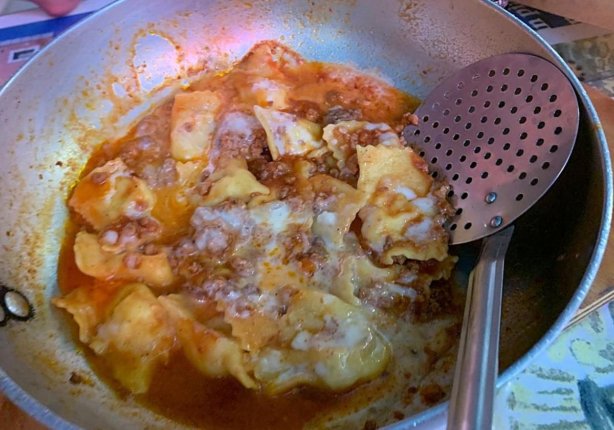 Pasta rellena de boniato y mucho más