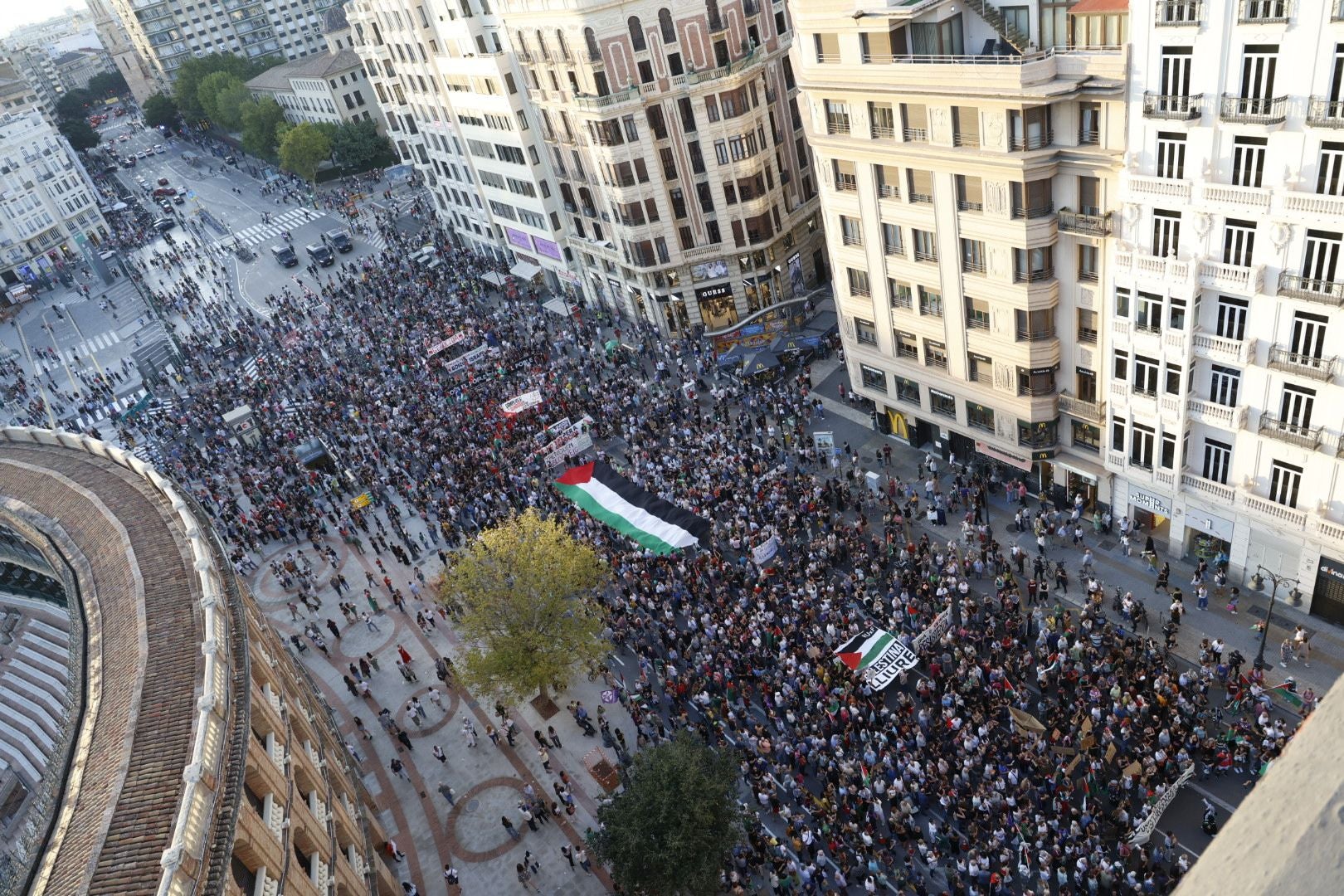 Fotos de la manifestación por Palestina este sábado en Valencia