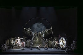 Un momento de la representación de 'Faust'.